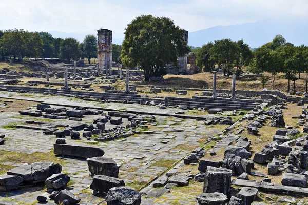 Řecko, starověké Philippi — Stock fotografie