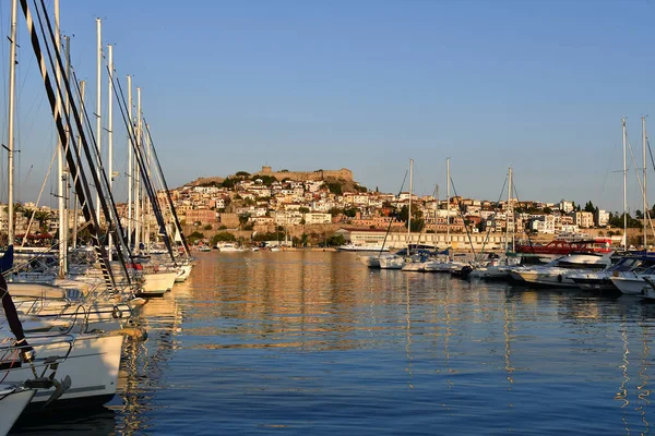 Yunanistan, Kavala, şehir manzarası — Stok fotoğraf