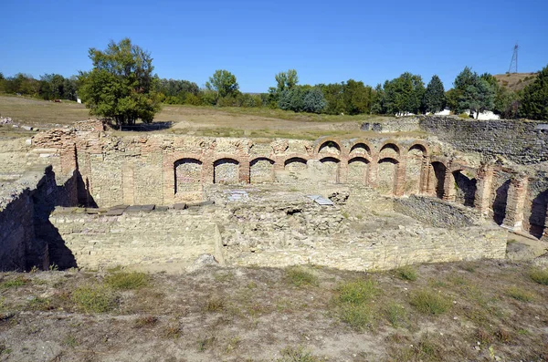 Macedonia, sitio arqueológico de la antigua Stobi — Foto de Stock