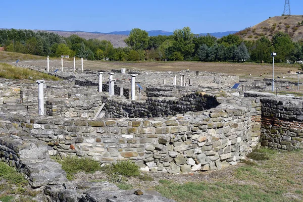 Macedonië, archeologische site van het oude Stobi — Stockfoto