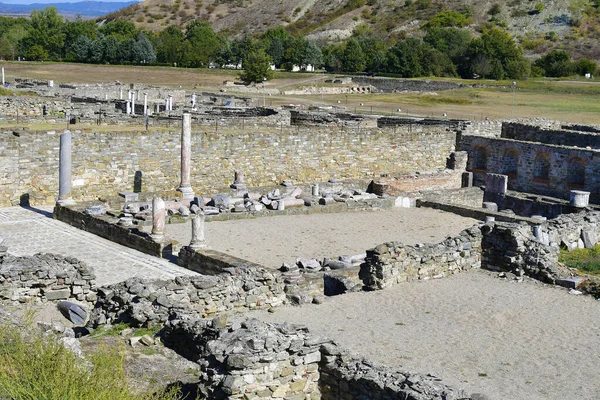 Macedonië, archeologische site van het oude Stobi — Stockfoto