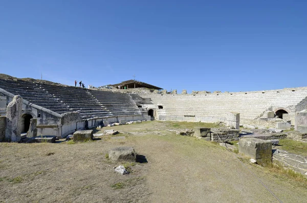 Macedónia, sítio arqueológico da antiga Stobi — Fotografia de Stock