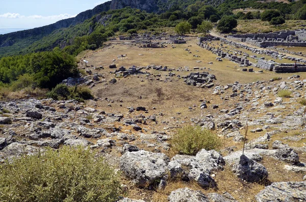 Řecko, Epirus, starověký Kassope — Stock fotografie