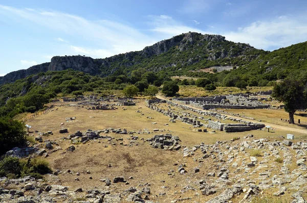 Grekland, Epirus, antikens Kassope — Stockfoto