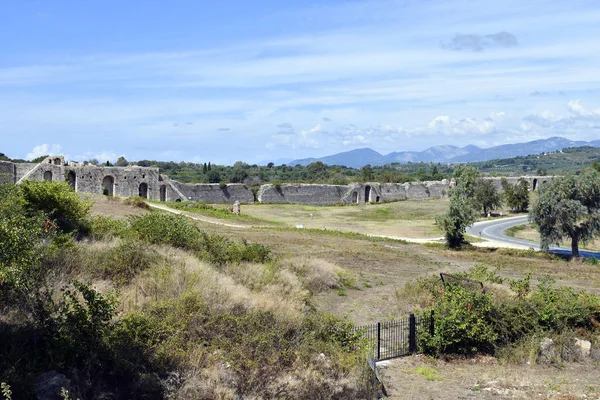 Řecko, Epirus County, starobylá Nikopolis — Stock fotografie