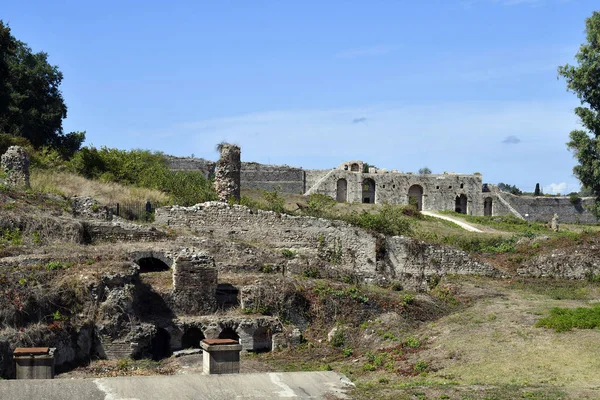 希腊，伊庇鲁斯县，古代尼科波利斯 — 图库照片