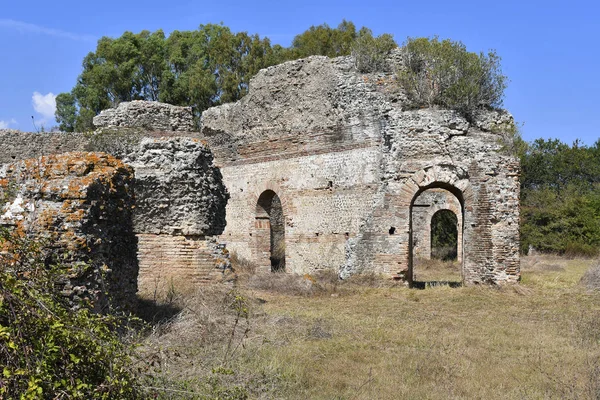 Griechenland, epirus county, antike nikopolis — Stockfoto