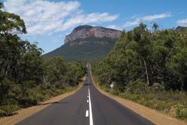 Avustralya, doğruca Mt. Grampians Ulusal Parkı 'nda Ani