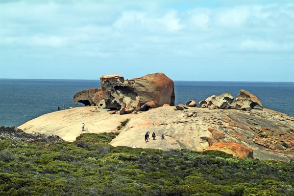 Kangaroo Island Australia February 2008 Unidentified Tourists Rock Formation Named — Stock Photo, Image