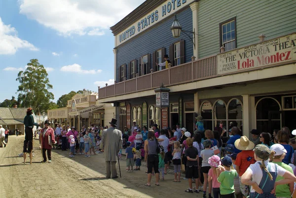 Ballarat Vic Australien Januari 2008 Oidentifierade Människor Sovereign Hill Ombyggd — Stockfoto