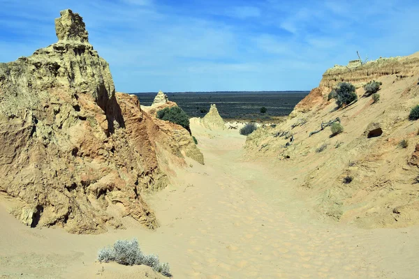 Ausztrália New South Wales Mungo Nemzeti Park — Stock Fotó