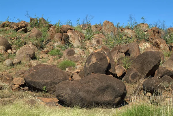 Australia Pebbles Aka Kunjarra Misteriosos Cantos Rodados Granito Cerca Tennant —  Fotos de Stock