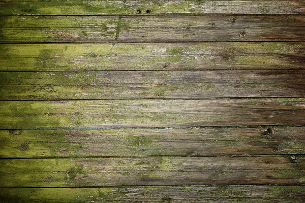 Alte grüne Holz Vintage Hintergrund. Grunge im rustikalen Stil. — Stockfoto