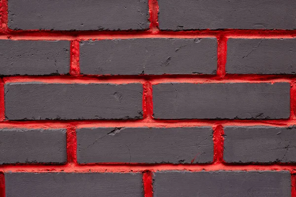 Fondo Pared Ladrillo Gris Rojo — Foto de Stock