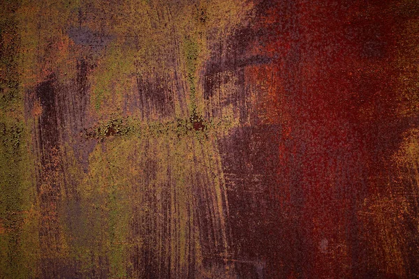 ヴィンテージ古い錆びた金属板の背景 — ストック写真
