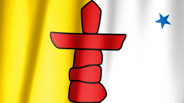 カナダの州旗シリーズ Nunavut — ストック写真
