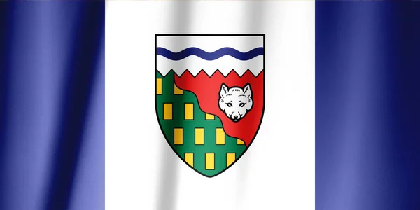 カナダの州旗シリーズ-ノースウエスト準州 — ストック写真