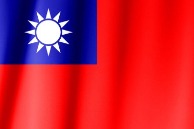 Çin Cumhuriyeti ipek bayrağı