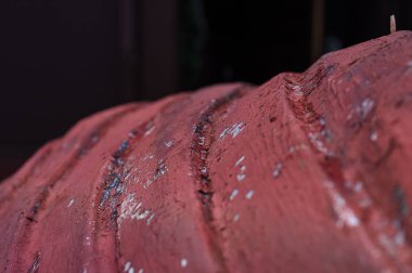 Parlak renk ters çevrilmiş tekne tabanı