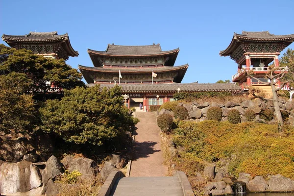 Yakcheonsa Temple in Jeju Island