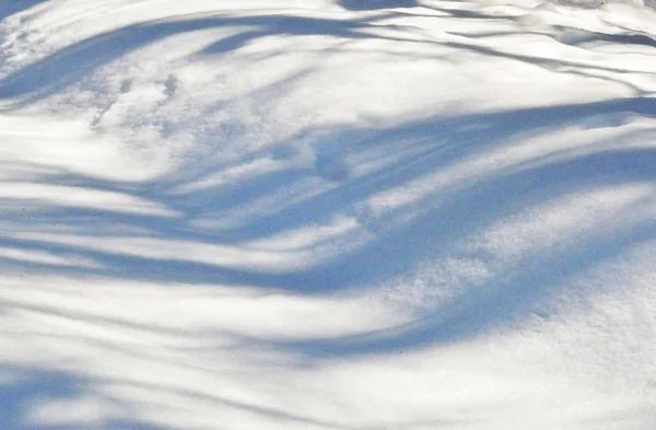 Fundo Sombras Superfície Neve — Fotografia de Stock