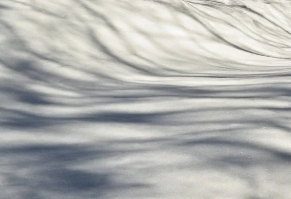 Hintergrund Der Schatten Auf Der Schneeoberfläche — Stockfoto