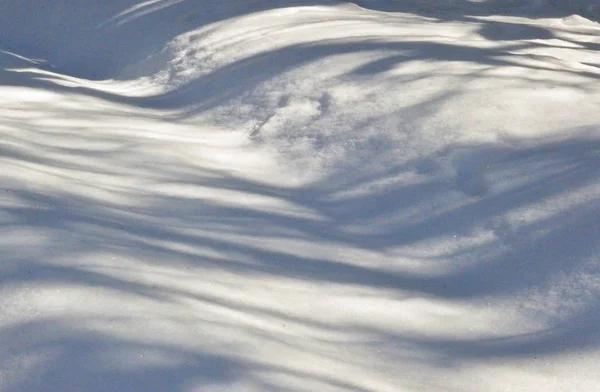 Fundo Sombras Superfície Neve — Fotografia de Stock