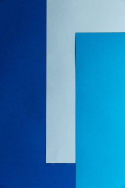 Metin yazmak için üç trend rengin kağıt arkaplanı. Tasarımcı için hazırlanmış çözüm.