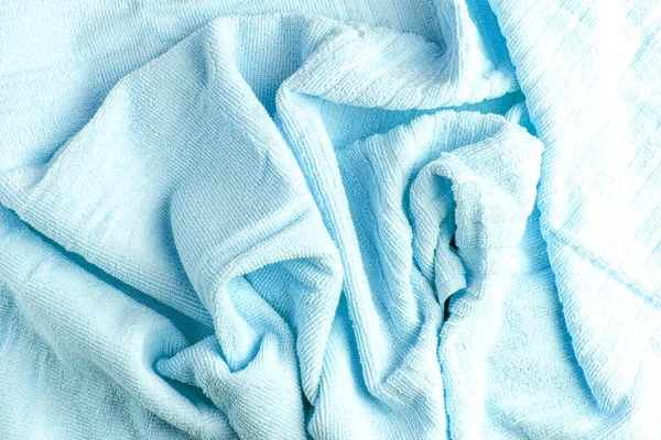 Большие складки полотенца Терри. — стоковое фото