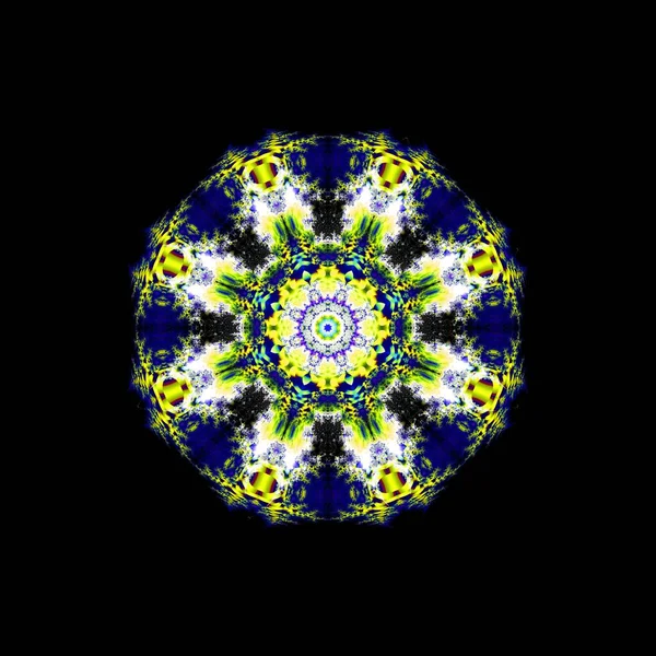 Mandala Unico Modello Orientale Motivo Mistico Sfondo Astratto — Foto Stock