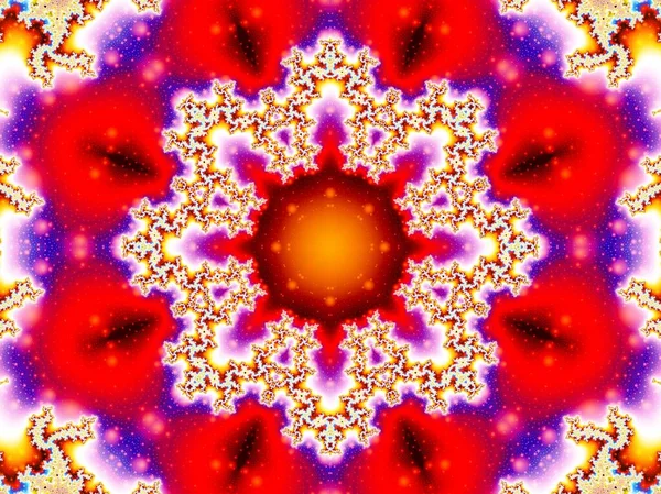 Eşsiz Mandala Doğulu Desen Mistik Motif Soyut Arkaplan — Stok fotoğraf
