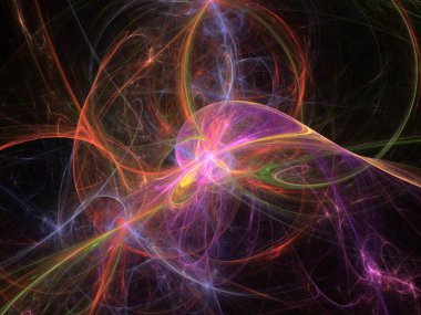 Bu resim fraktal oluşturma ve grafik manipülasyon yazılımı kullanılarak oluşturuldu.