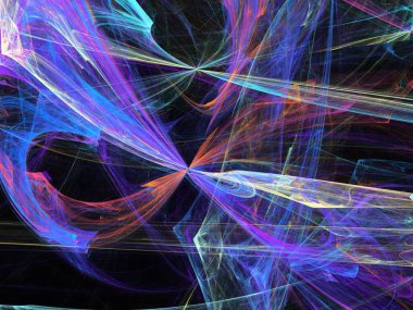 Bu resim fraktal oluşturma ve grafik manipülasyon yazılımı kullanılarak oluşturuldu.