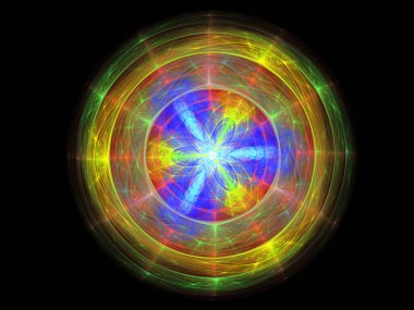 Bu resim fraktal oluşturma ve grafik manipülasyon yazılımı kullanılarak oluşturuldu.