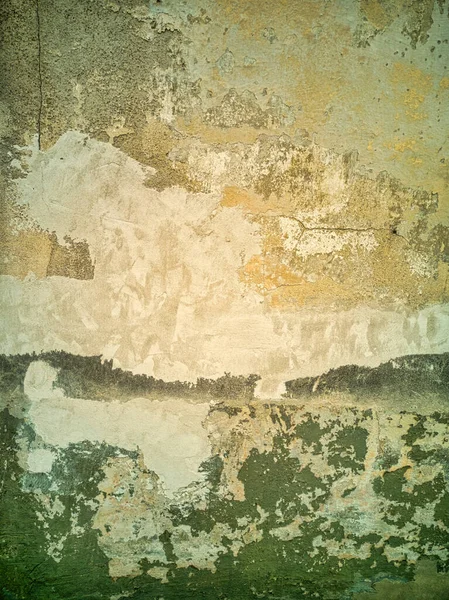 Abstrakt Hög Kontrast Färgglada Isolerade Närbild Brun Åldrad Betong Ovanför — Stockfoto