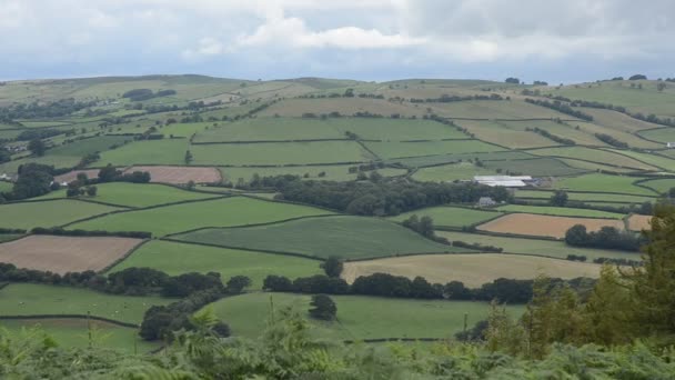 Paisaje Parque Brecon Frijoles — Vídeo de stock