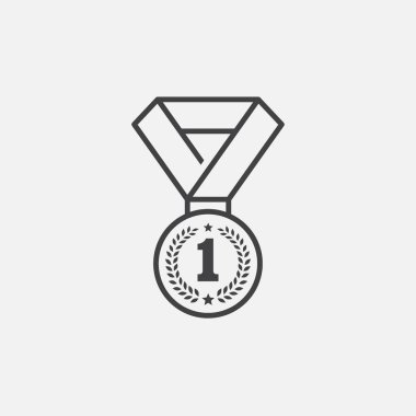 Kurdele ikon dizaynlı madalya, şampiyon simgesi