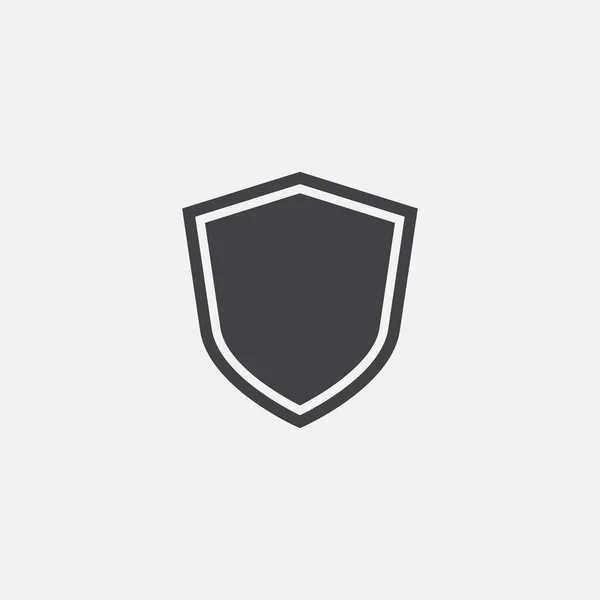 Shield Guard Icon Vector Shield Linear Logo Illustratie Shield Line — Stockvector