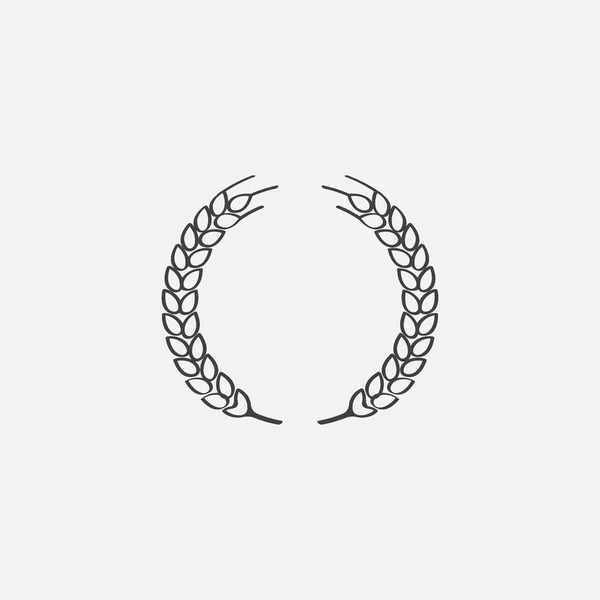 Laurel Wreath Vector icon — Stock Vector