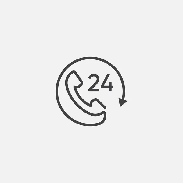 24h ikon vektörünü ara — Stok Vektör