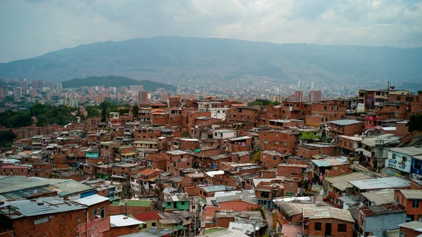 Medellin Antioquia Kolumbia 2019 Február Comuna Touristic Artistic Urban Attraction — Stock Fotó