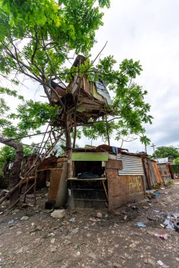 San Cristobal / Dominik Cumhuriyeti - 16 Mayıs 2018: Halkın Doğal Afetten Sığınma Evi