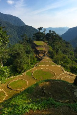 Ünlü ve Turist Tayrona Parkı, Magdalena / Kolombiya 'daki Ciudad Perdida (Kayıp Şehir), Doğa, Bitki ve Kültür ile dolu