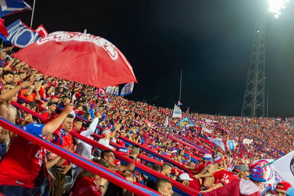 Medellín Antioquia Colombia Noviembre 2019 Gente Aplaude Partido Final Copa — Foto de Stock