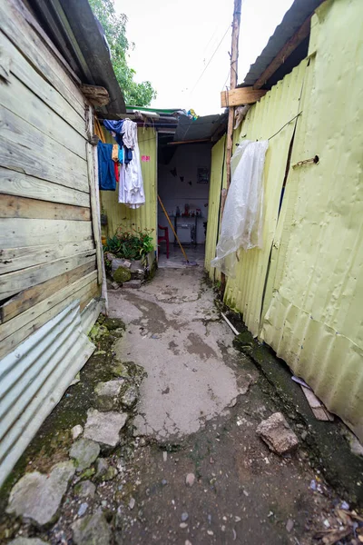 San Cristobal Dominicaanse Republiek Mei 2018 Kleine Huizen Gebouwd Als — Stockfoto