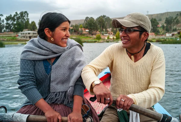 Achocalla Paz Bolivia October 2016 Young Aymara Indigenous Female Male — Stock Photo, Image