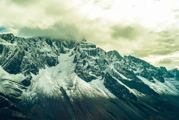 Catena Montuosa Mozzafiato 5000 Metri Altezza Cumbre Vetta Vicino Paz — Foto Stock