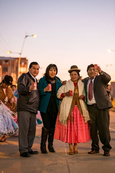 Alto Paz Bolivia July 2015 Aymara Woman Dressed Indigenous Traditional — 图库照片