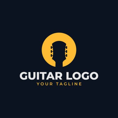 Çember Akustik Gitar Dükkanı, Müzik Konseri Logosu Tasarım Şablonu