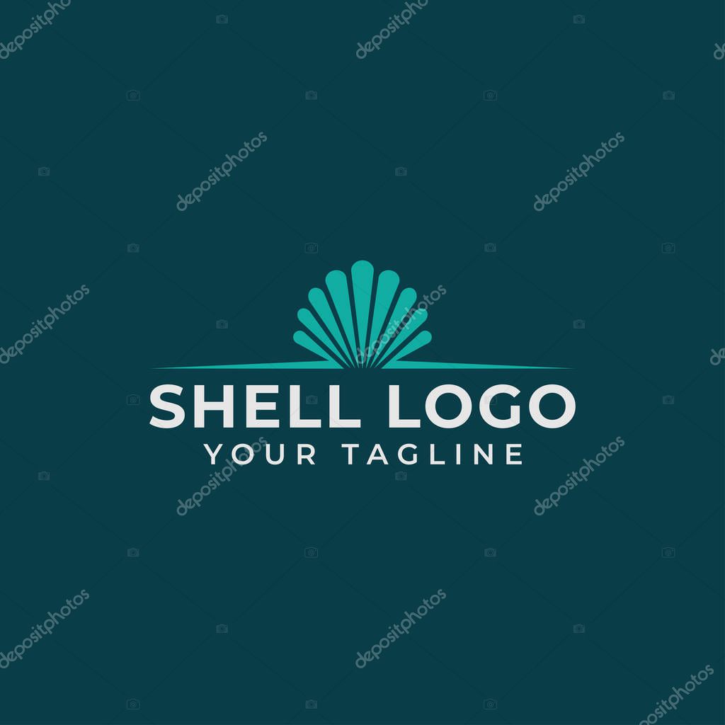 Sea Shell Pearl, Oyster, Seafood, Restaurant Logo Design Template